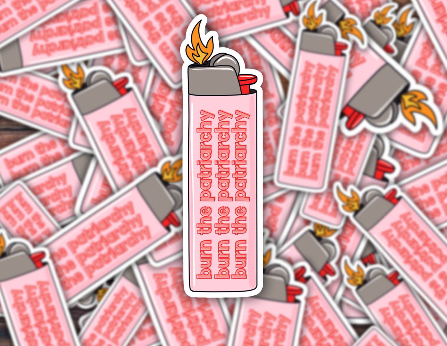 Feminist Sticker Pack (Or purchase sticker separately) - Feminism Gift - Pro Women Choice, Anti-Patriarchy, Coquette Girly Vinyl Stickers for Kindle Laptop & Water Bottle