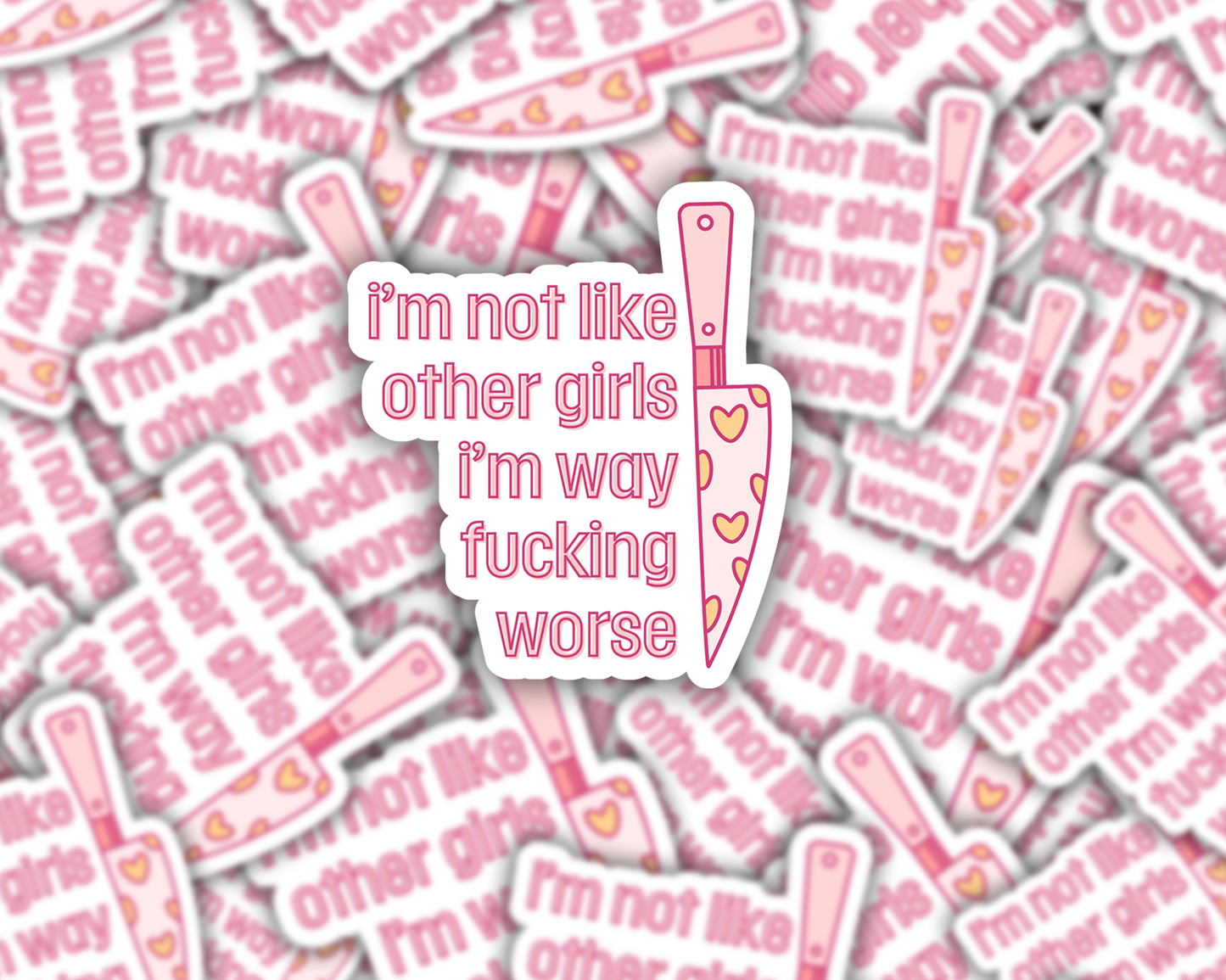 Feminist Sticker Pack (Or purchase sticker separately) - Feminism Gift - Pro Women Choice, Anti-Patriarchy, Coquette Girly Vinyl Stickers for Kindle Laptop & Water Bottle