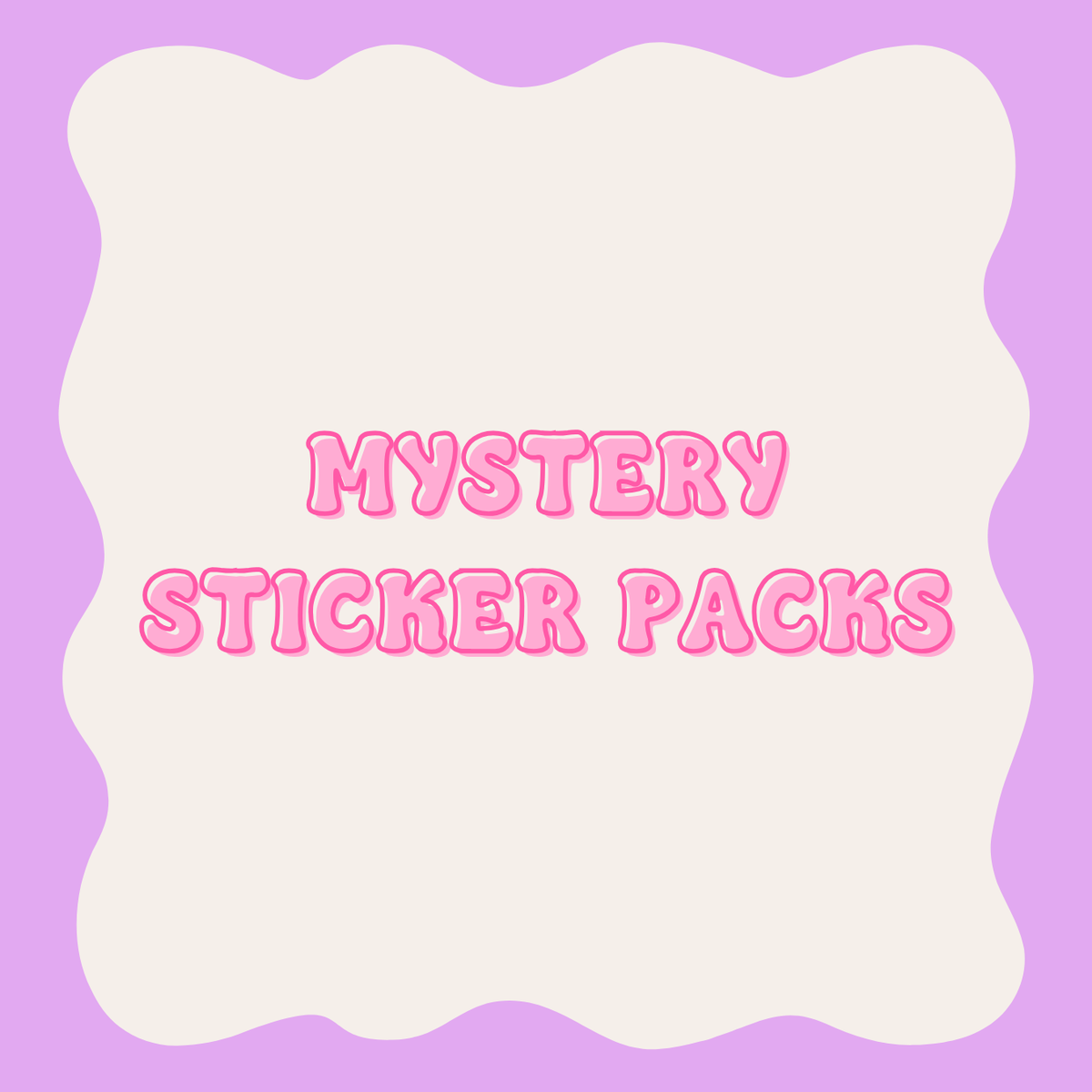 Mystery Sticker Packs