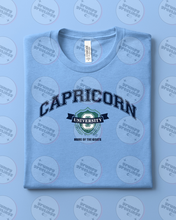 Capricorn Zodiac University T-Shirt