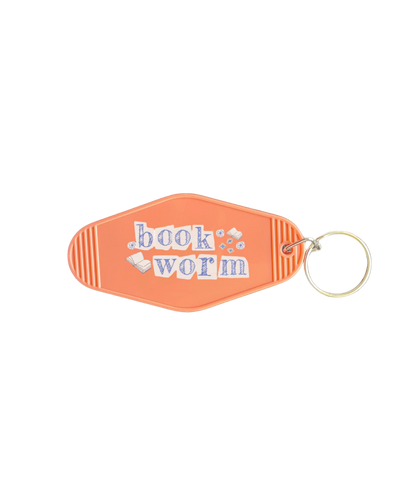Book Worm Keychain