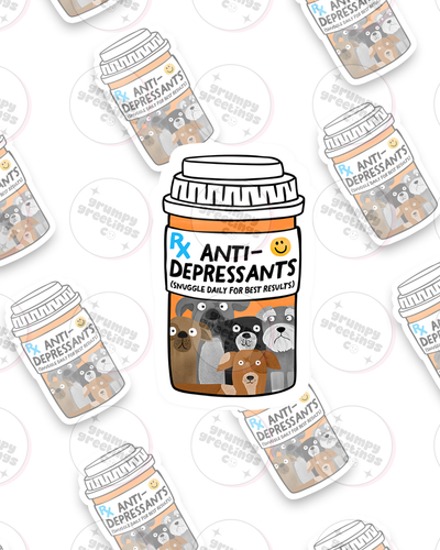 Anti-Depressants Sticker