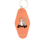 I Stop For Strays Keychain