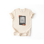 When I Die, Delete My Kindle History T-Shirt in Heather Natural
