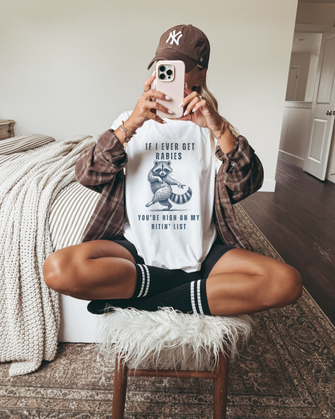 If I Ever Get Rabies, You Are High On My Biting List Raccoon T-Shirt