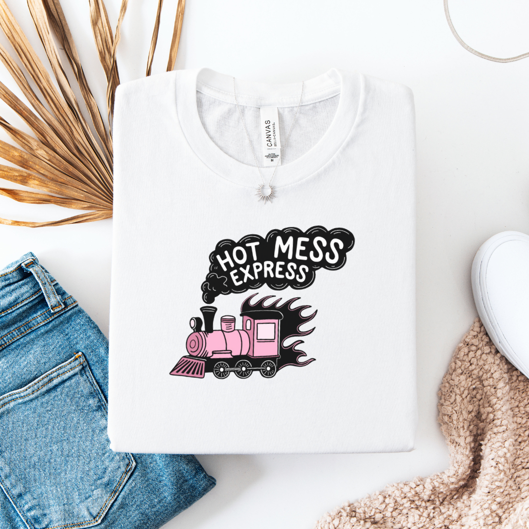 Hot Mess Express T-Shirt in White