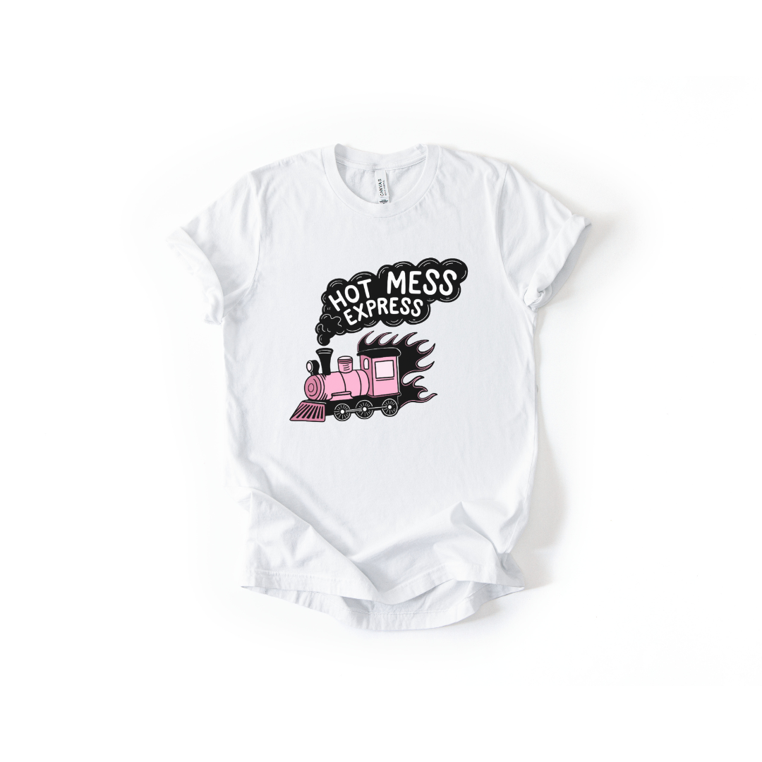 Hot Mess Express T-Shirt in White