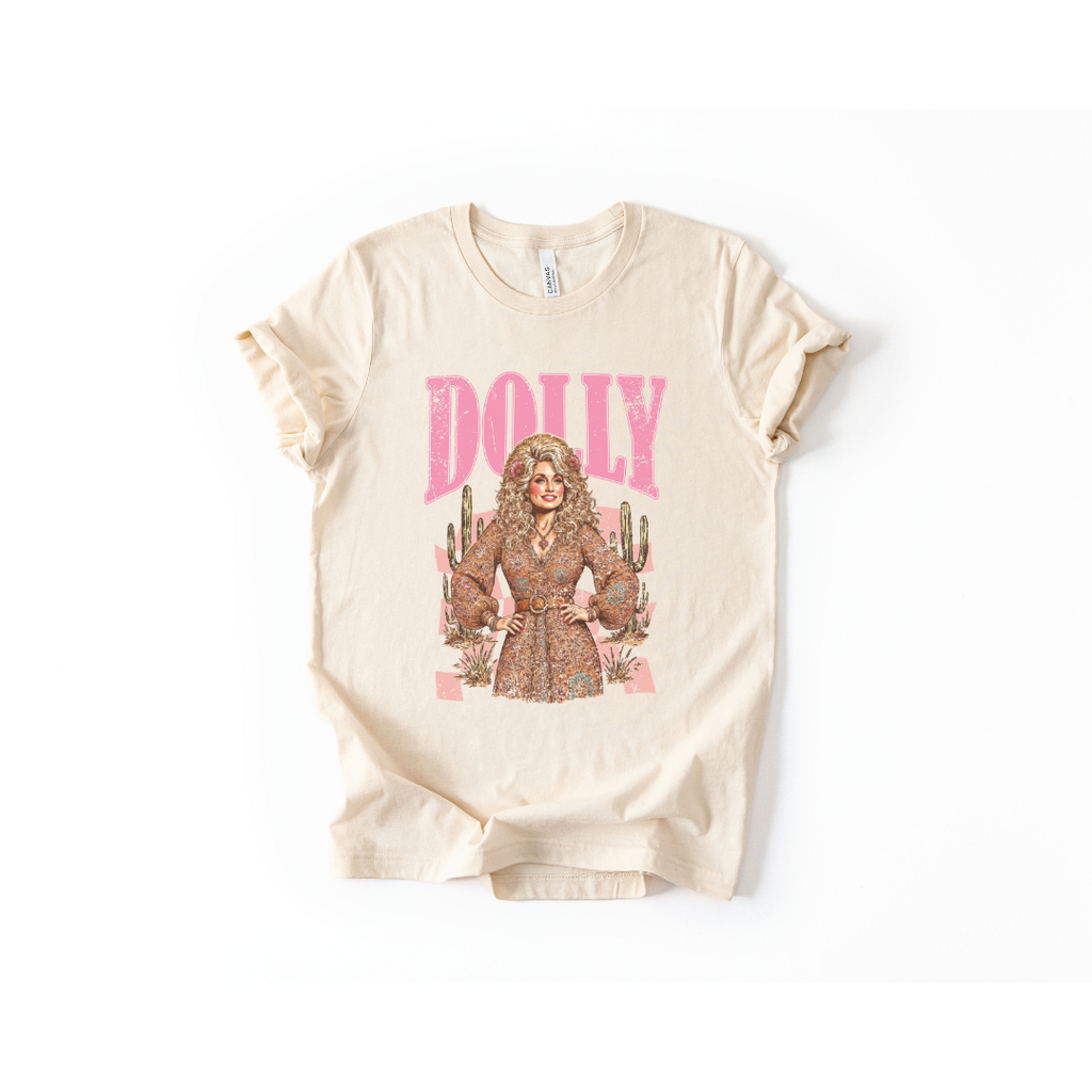 Dolly Parton T-Shirt in Heather Natural