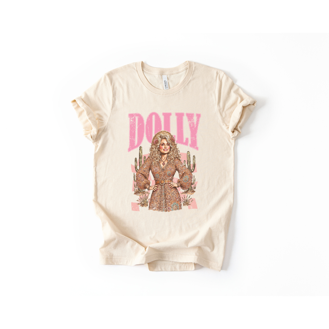 Dolly Parton T-Shirt in Heather Natural