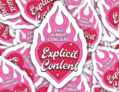 Explicit Content Kindle Sticker