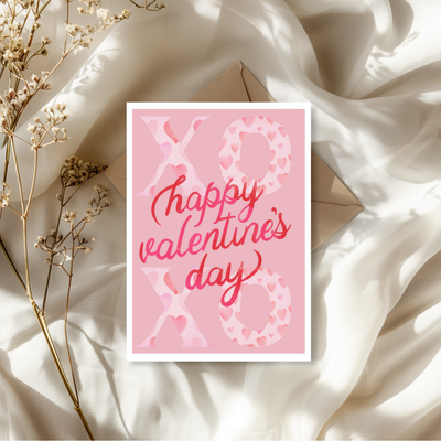 XOXO Happy Valentine's Day Card