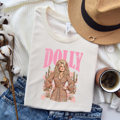 Dolly Parton T-Shirt in Heather Natural
