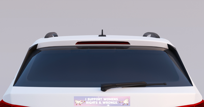 I Support Womens Rights & Wrongs Bumper Sticker