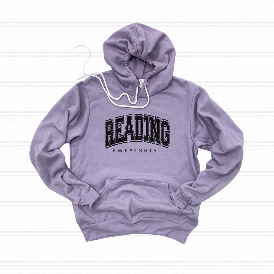 Reading Sweatshirt T-Shirt in Dark Lavender