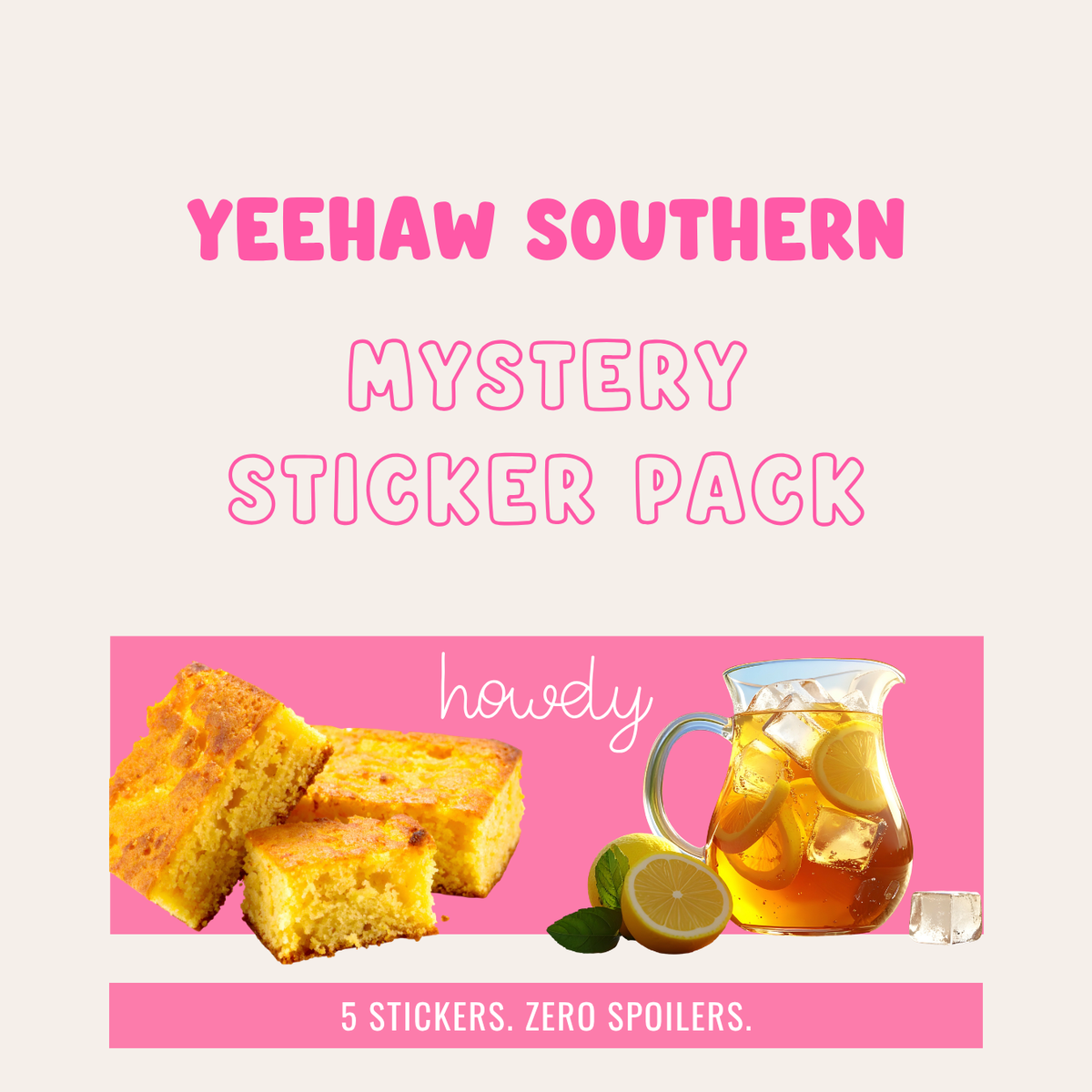Yeehaw Southern Mystery Sticker Pack