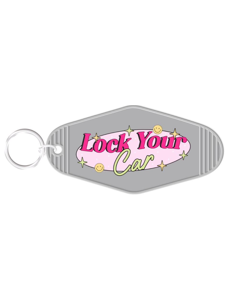 Lock Your Car Keychain