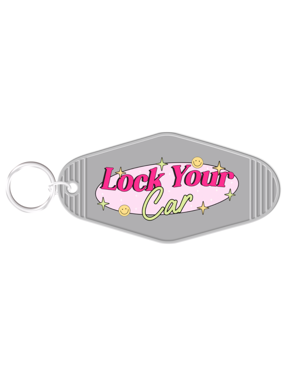 Lock Your Car Keychain