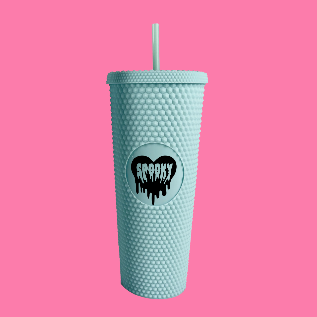 Limited Edition Spooky Heart Studded Tumbler