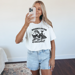 Books Over Bullshit T-Shirt in White