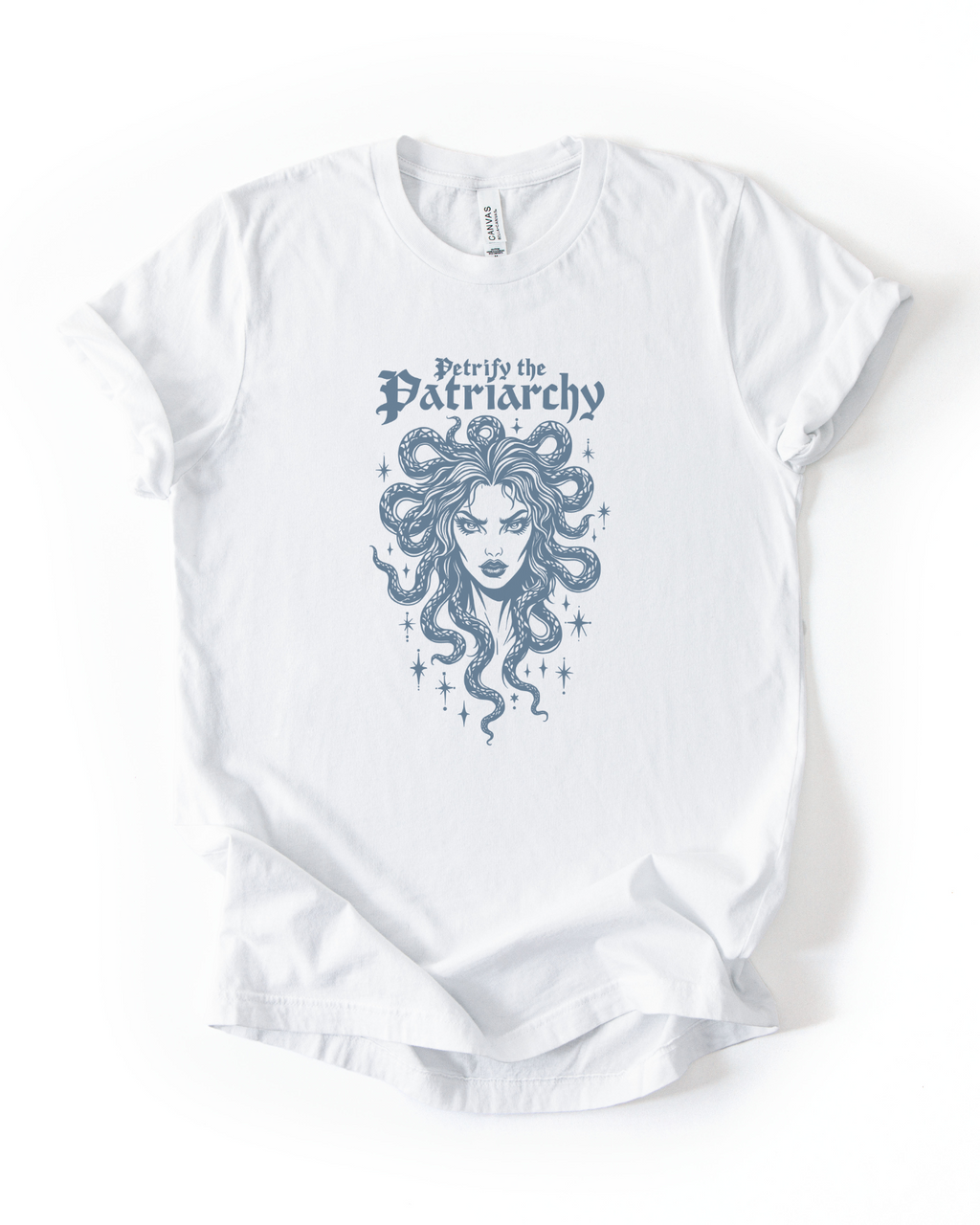 Petrify The Patriarchy T-Shirt in White