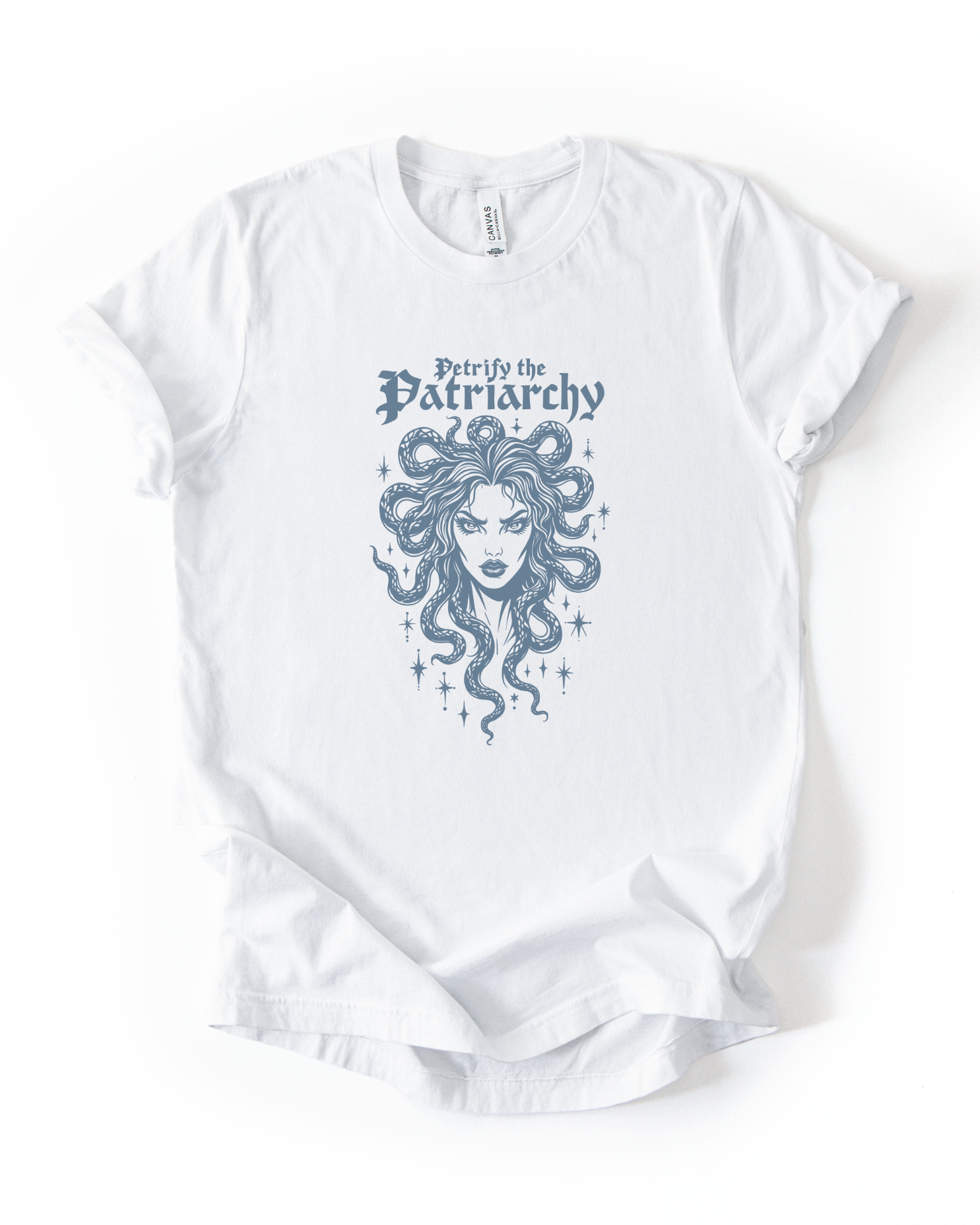 Petrify The Patriarchy T-Shirt in White
