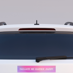Tailgate Me Harder, Daddy Bumper Sticker