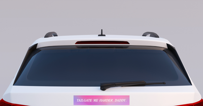 Tailgate Me Harder, Daddy Bumper Sticker