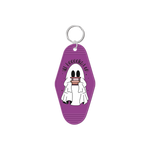 All Booked Up Ghost Keychain