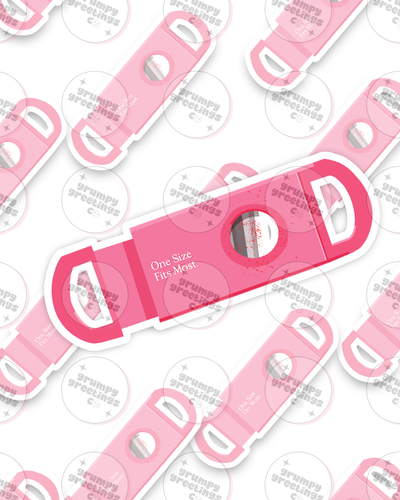 One Size Fits Most Sticker