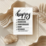 Happy Whatever Card