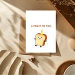 A Toast To You Greeting Card