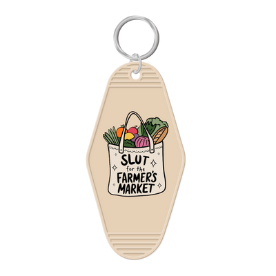 Slut For The Farmer's Market Keychain