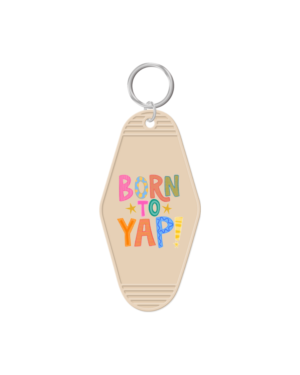 Born to Yap Keychain