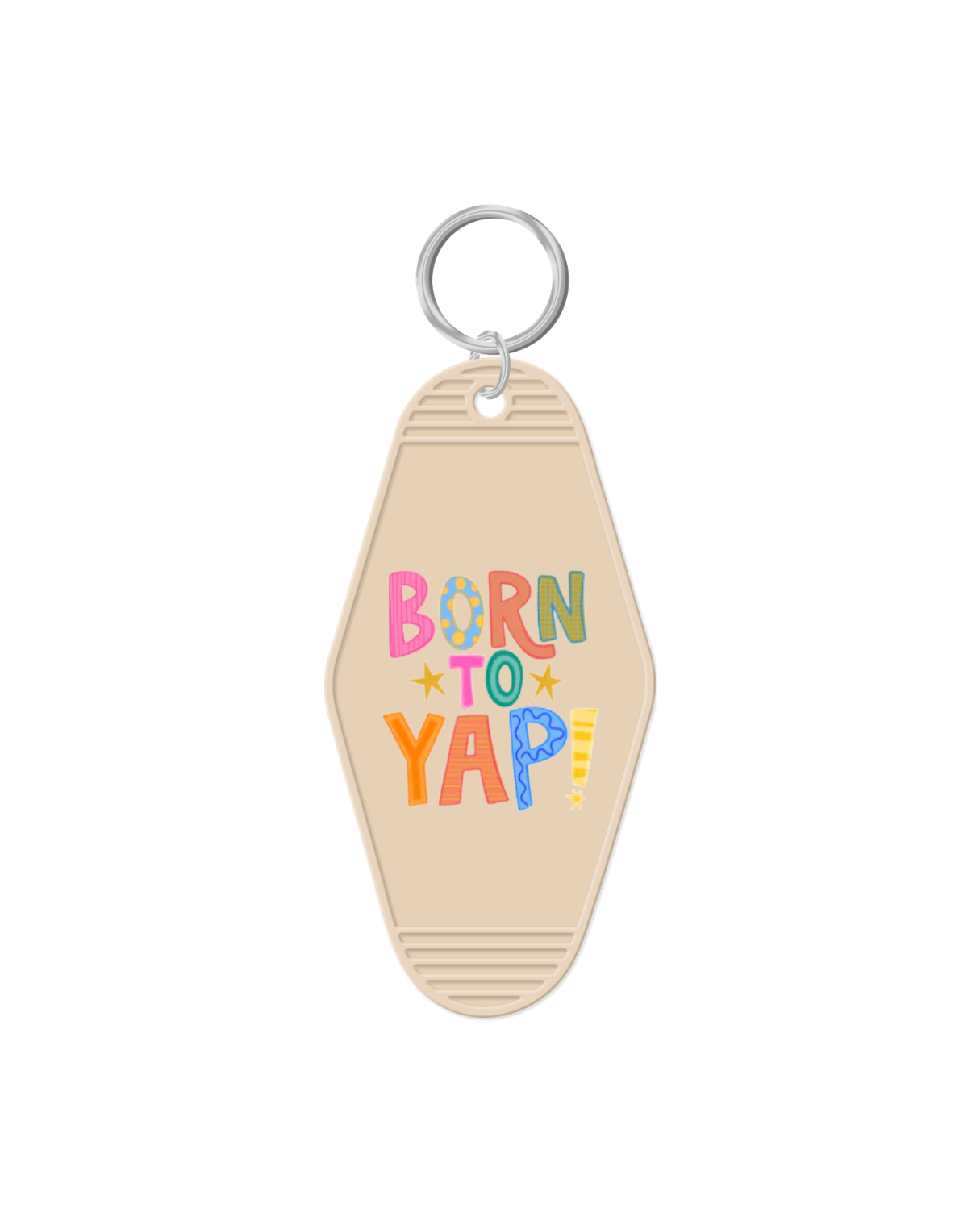 Born to Yap Keychain