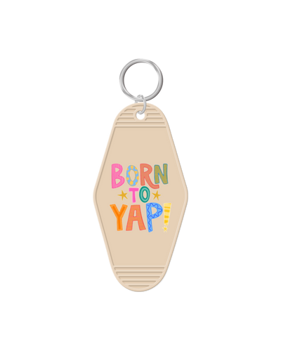 Born to Yap Keychain