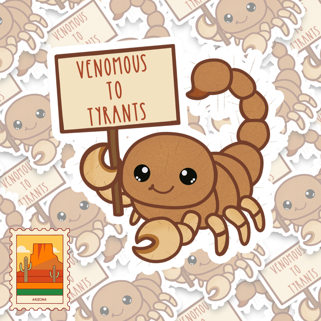 Venomous To Tyrants - Arizona Sticker