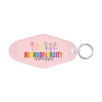 Neurodiversity is Beautiful Keychain