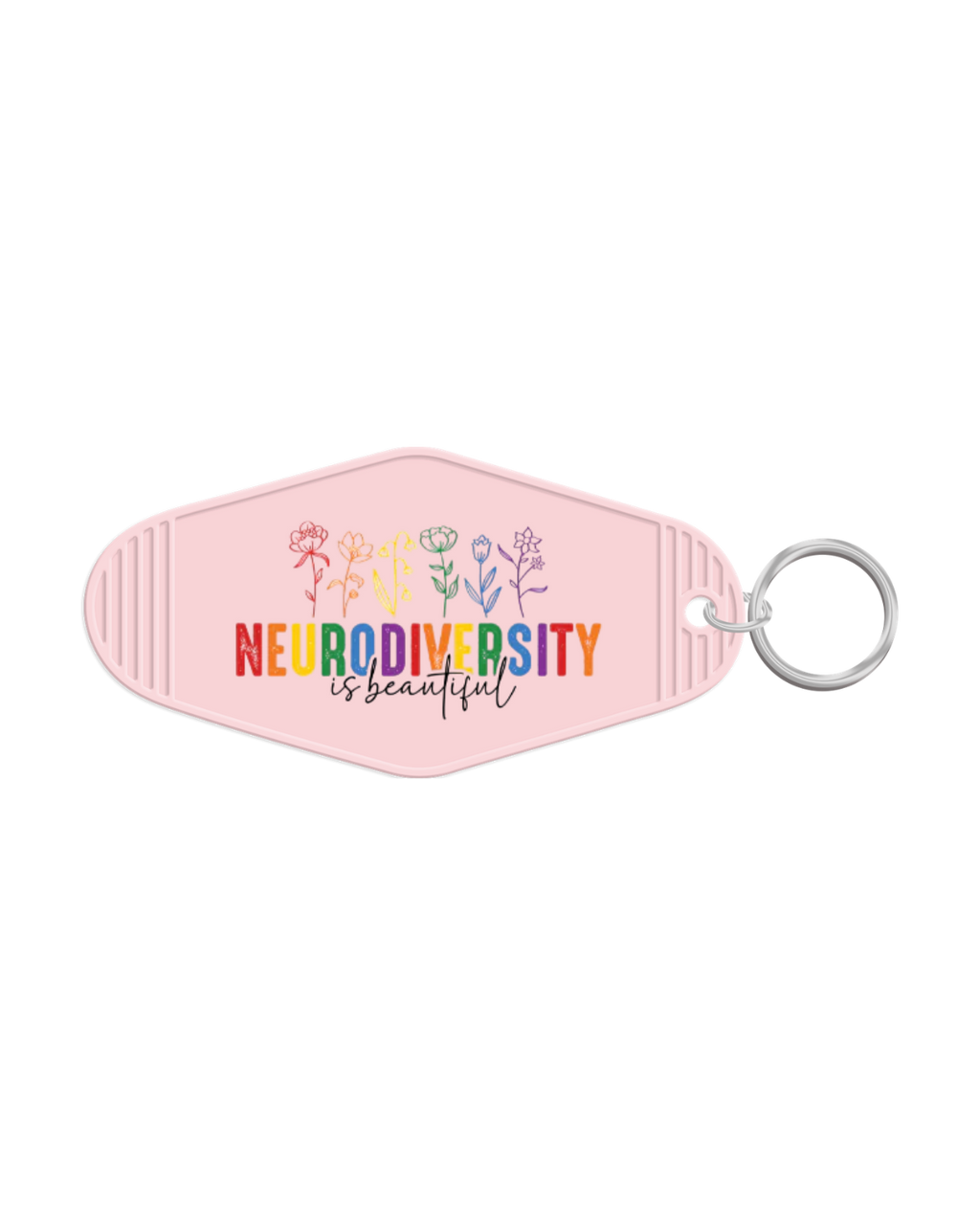 Neurodiversity is Beautiful Keychain