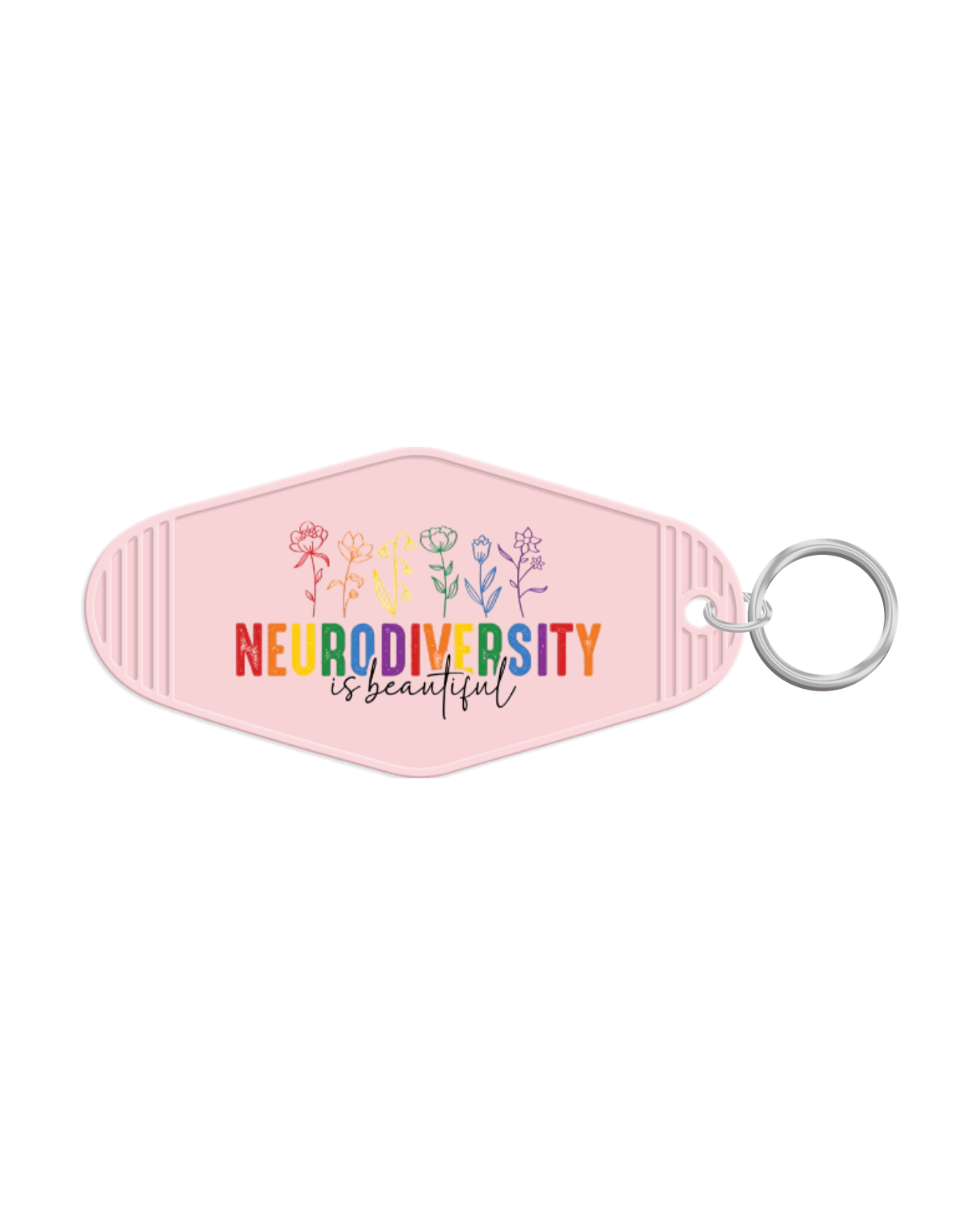 Neurodiversity is Beautiful Keychain