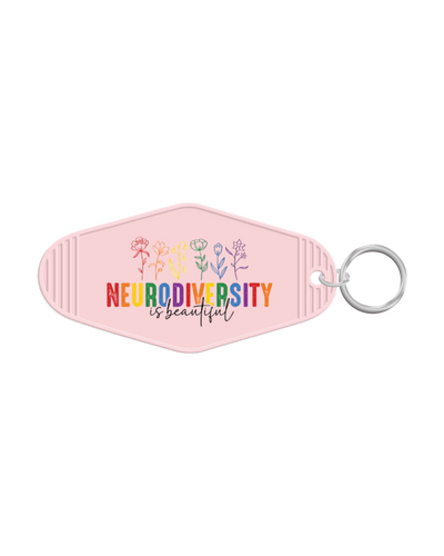 Neurodiversity is Beautiful Keychain