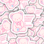 I Support Women’s Rights & Wrongs Sticker