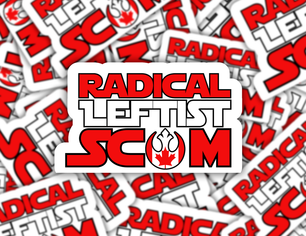 Radical Leftist Scum Canada Sticker