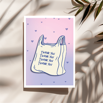 Thank You Bag Greeting Card