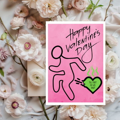 Till Fart Do Us Part Valentine's Day Card