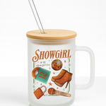 In My Showgirl Era 16 oz Frosted Glass Mug