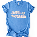 Book Worm Unisex T-Shirt in Heather Columbia Blue