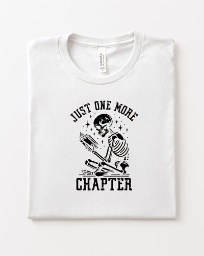 Just One More Chapter Skeleton T-Shirt