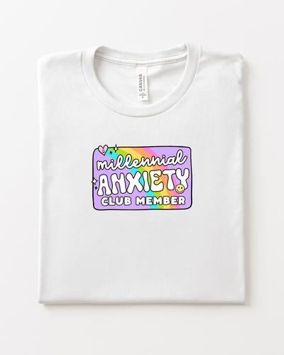 Millennial Anxiety Club Member T-Shirt