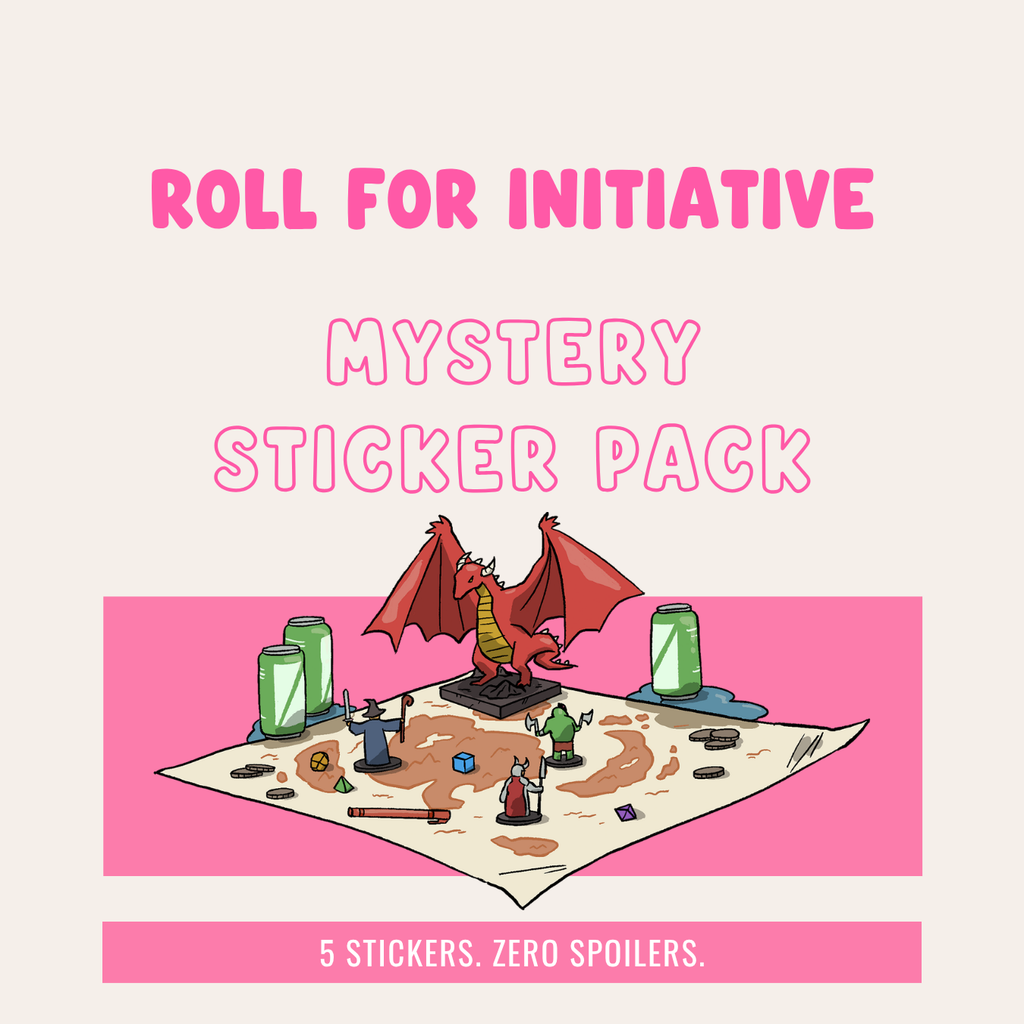 Roll For Initiative Mystery Sticker Pack
