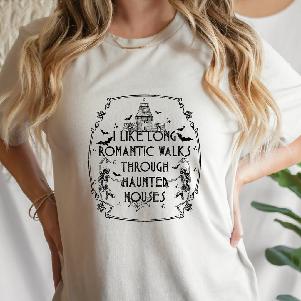 I Like Long Romantic Walks T-Shirt